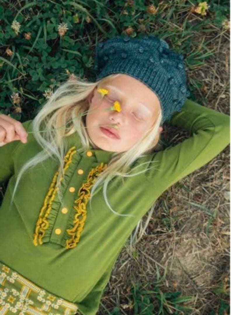 misha and puff ポップコーンベレー帽 4-6y