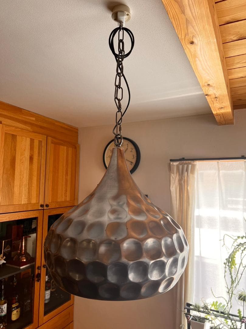 izumi lamp オリジナル大型シェードのアイアンペンダントライト 日本製