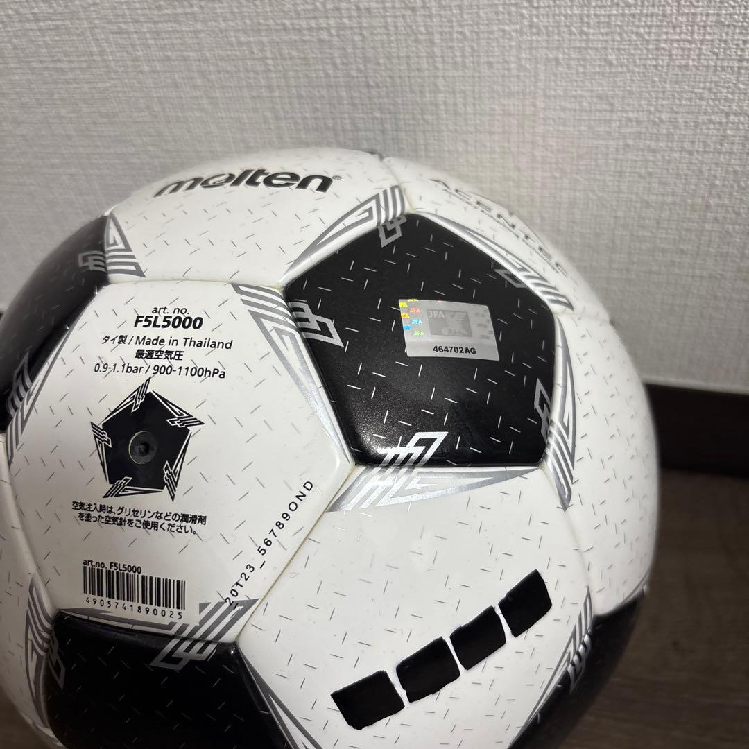 新品未使用モルテン サッカーボール5号球 ペレーダ5000芝用 F5L5000⑥