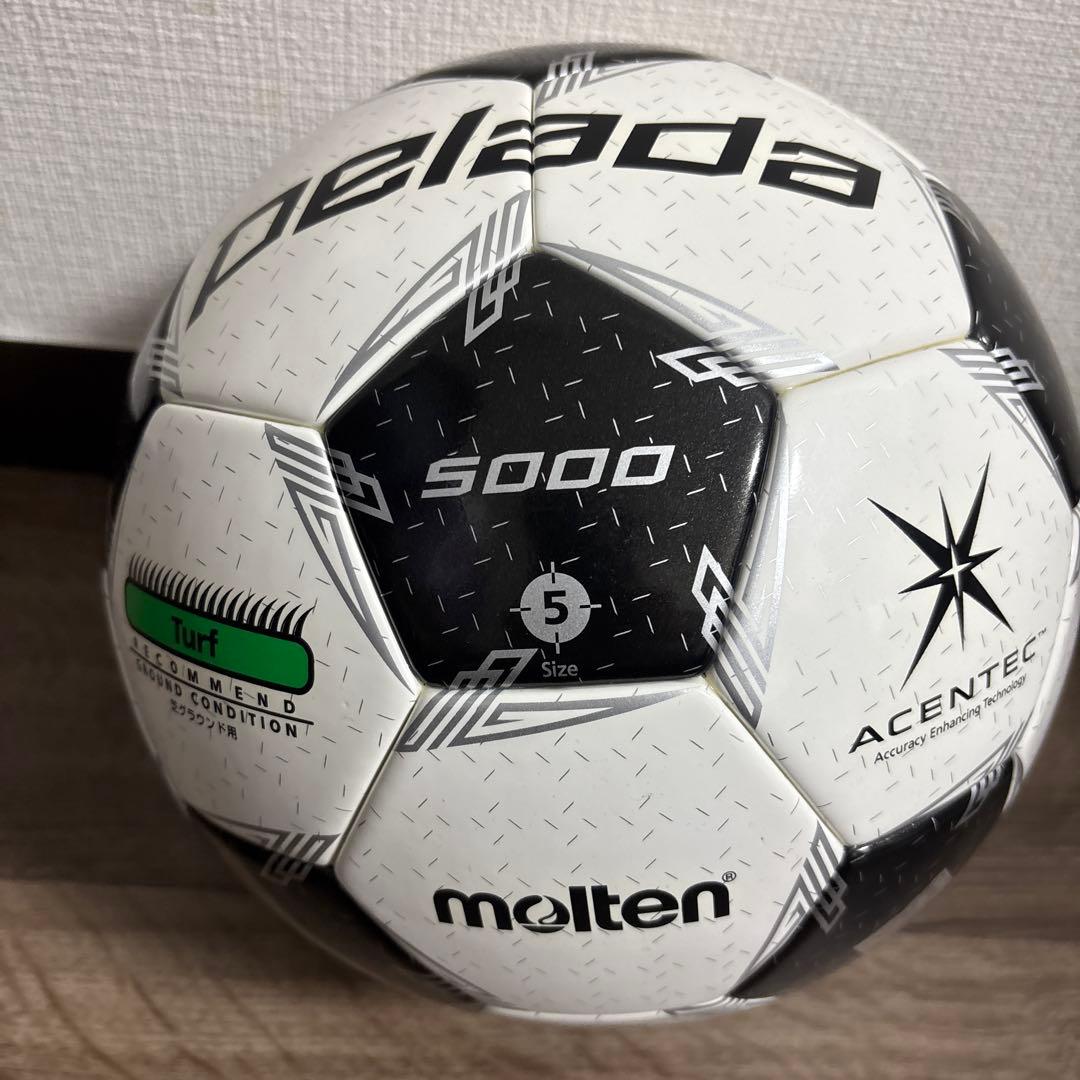 新品未使用モルテン サッカーボール5号球 ペレーダ5000芝用 F5L5000⑥
