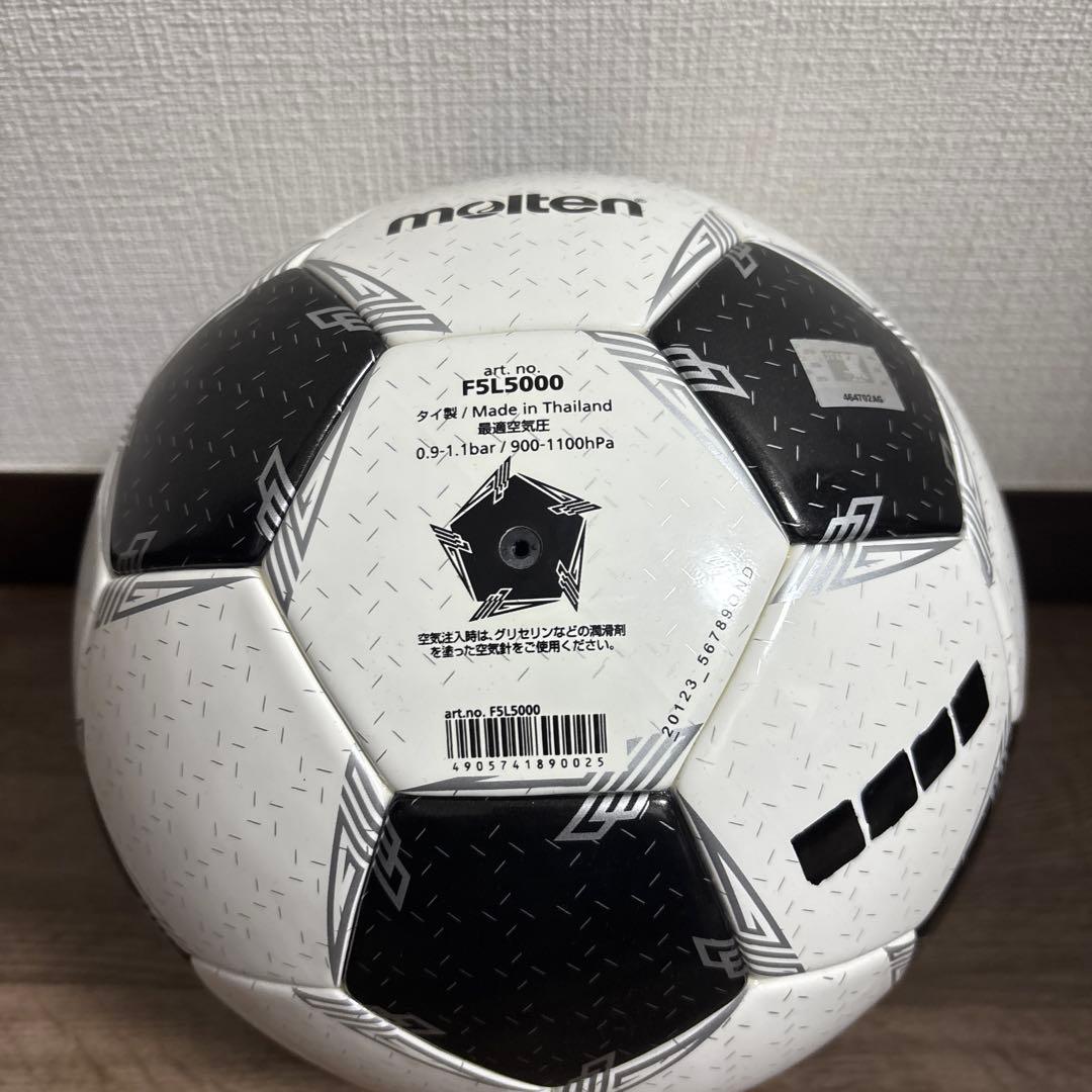 新品未使用モルテン サッカーボール5号球 ペレーダ5000芝用 F5L5000⑥