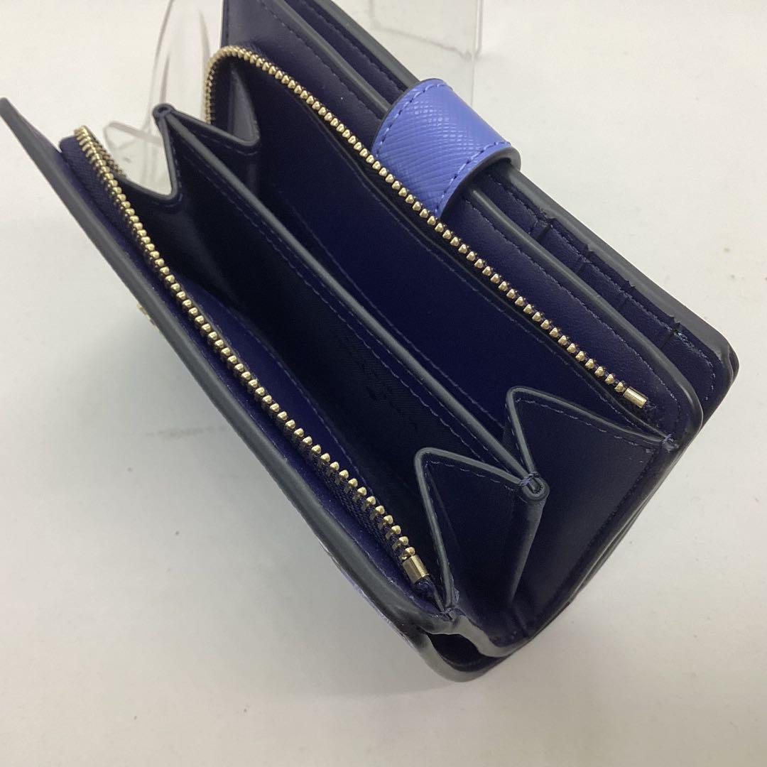 kate spade 蝶模様 二つ折り財布