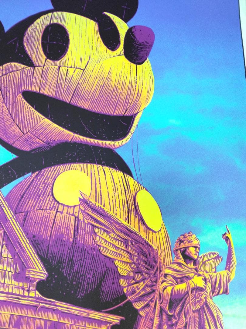 ミッキー　ディズニー　シルクスクリーン　ぷーさん　ダフィー　スティッチ　ジーニー