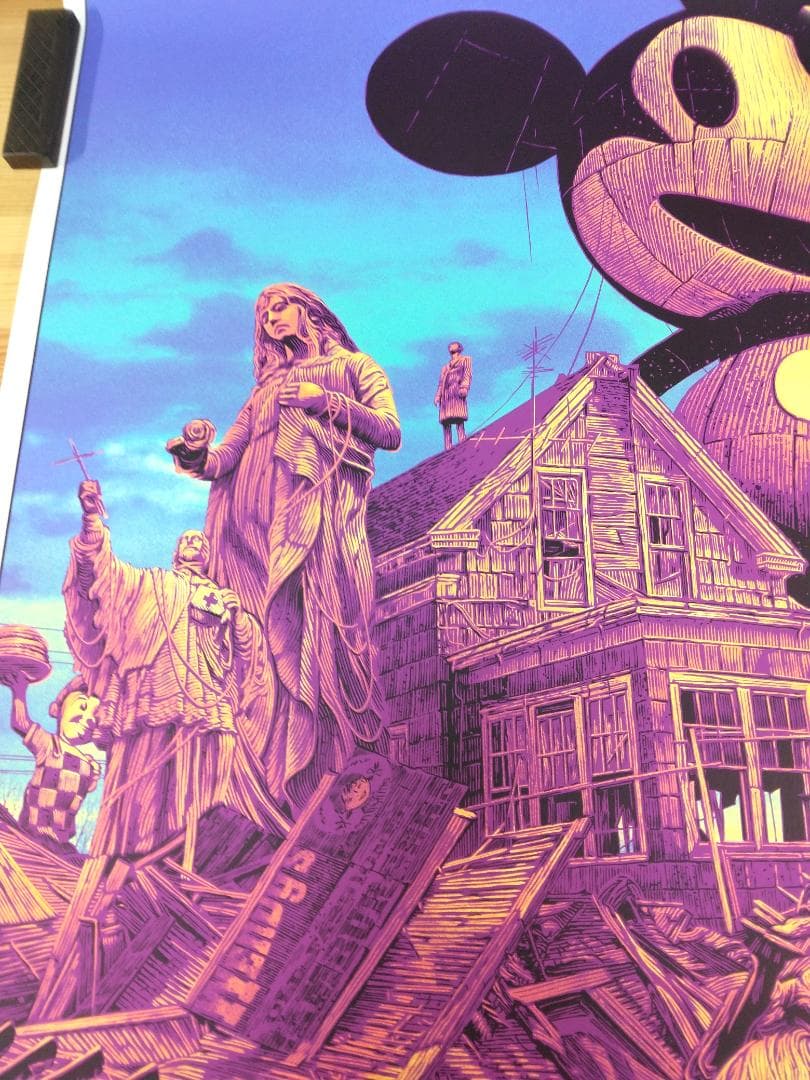 ミッキー　ディズニー　シルクスクリーン　ぷーさん　ダフィー　スティッチ　ジーニー