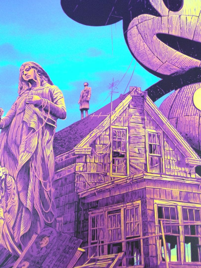 ミッキー　ディズニー　シルクスクリーン　ぷーさん　ダフィー　スティッチ　ジーニー