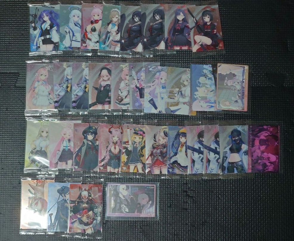 値下げ可 ブルーアーカイブ ウエハースカード 33枚まとめ売り