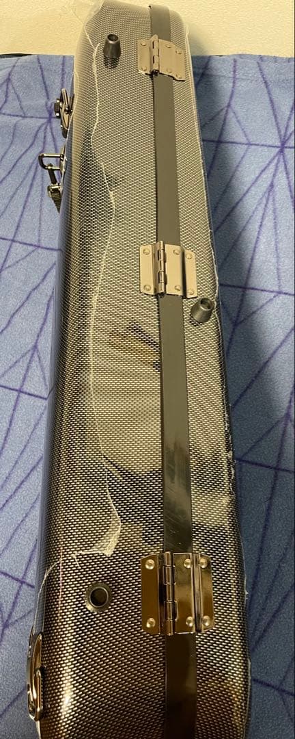 ソプラノサックス フライトケース 未使用 カーボン柄