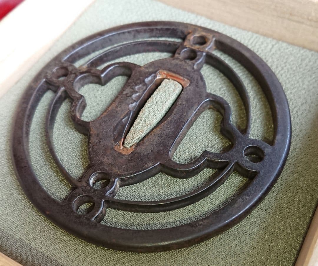 稀少 江戸後期 日本刀 刀鍔