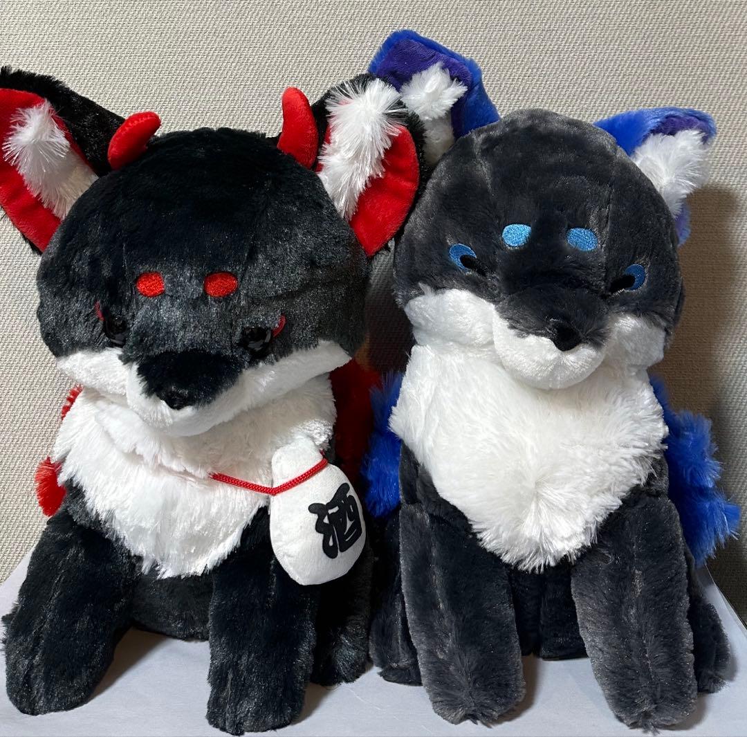 九尾　ちょコンとキツネ　九尾　BIG ぬいぐるみ　おこげ　　かんてん　セット