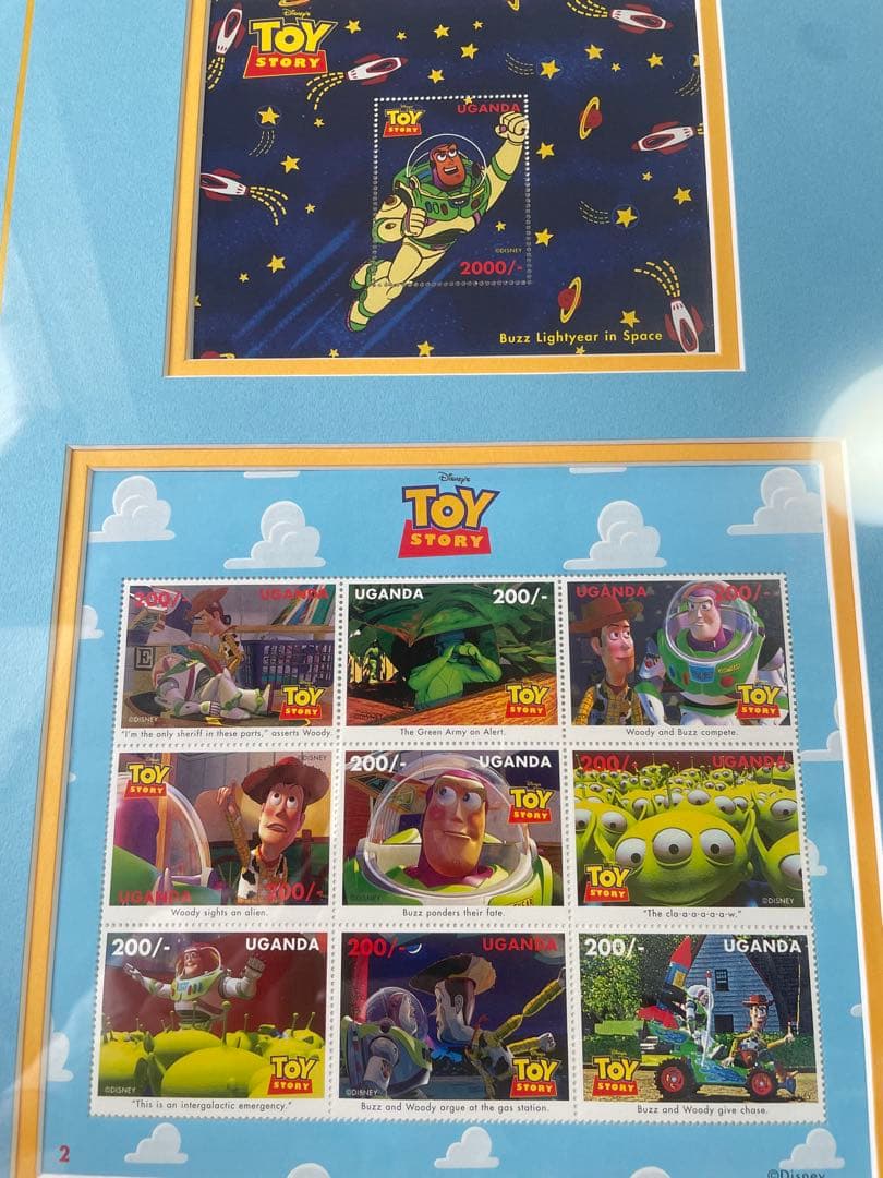 2枚セット　ディズニースタンプギャラリー　トイストーリー　180枚限定　1997