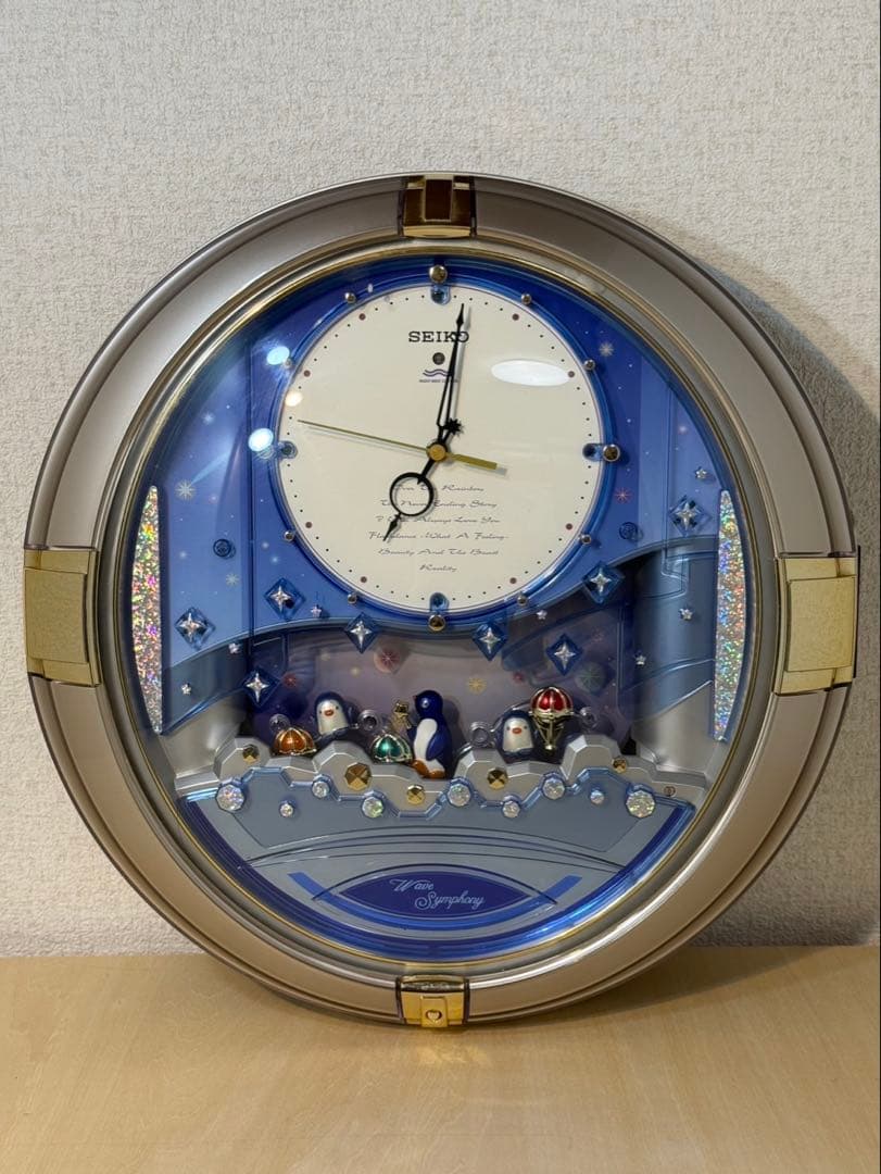 SEIKO セイコー RE-552-S Wave Symphony 掛時計