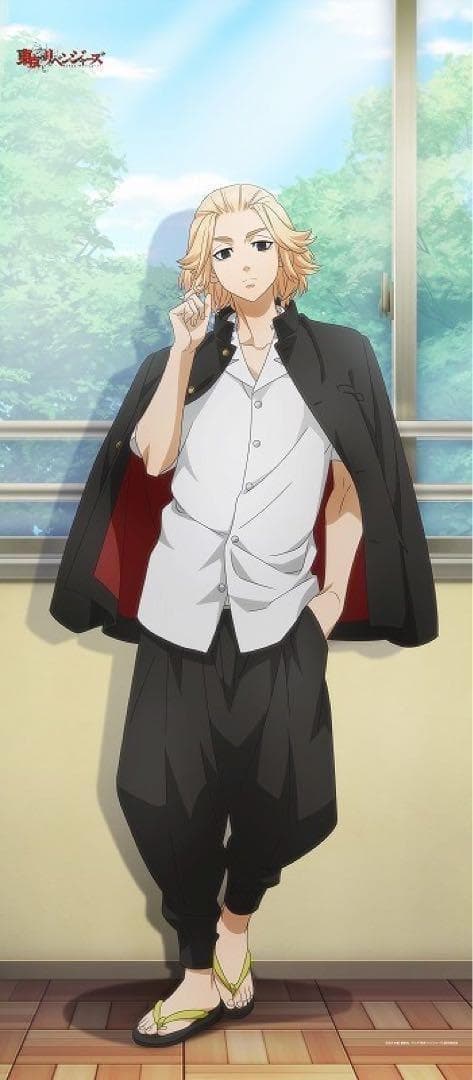 東京リベンジャーズ　佐野万次郎　マイキー　BIGタペストリー　制服ver　等身大