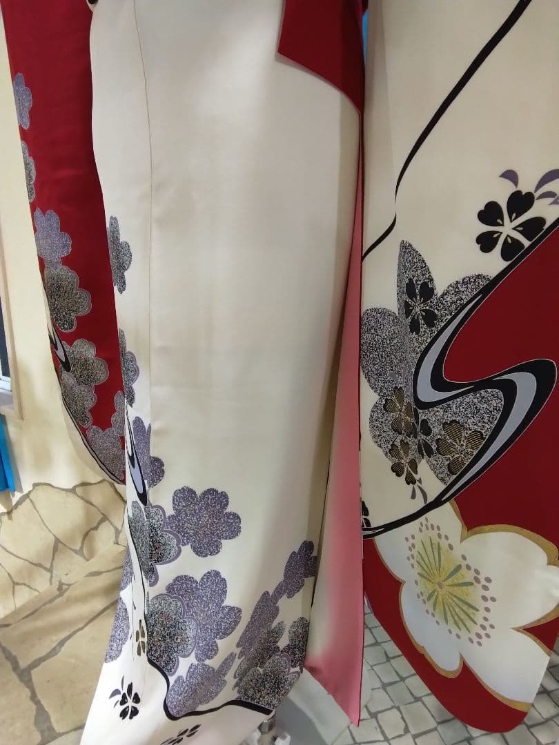 【専用】振袖フルセット、正絹振袖、半襟重ね衿、帯揚げ帯締め、西陣袋帯、長襦袢、H