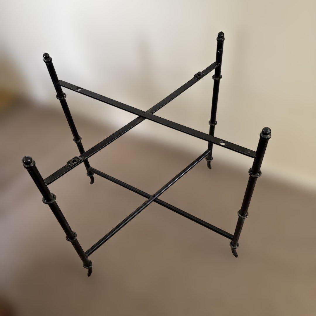 クラシックなアイアン製トレイテーブル　オーバル オシャレ！