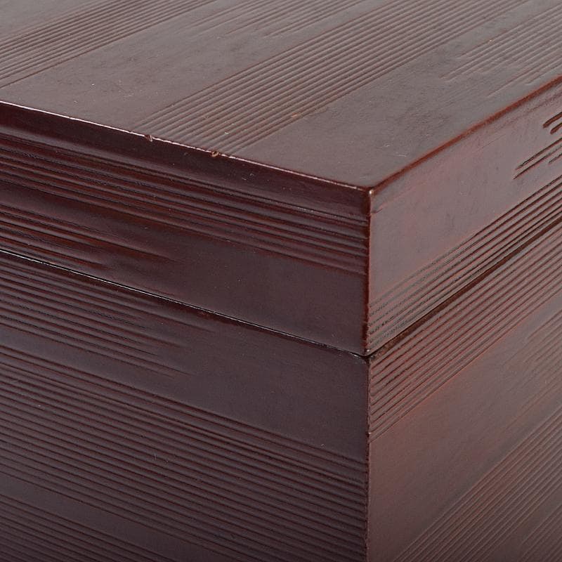 茶道具　利休茶箱　原平作　茶碗　朱塗　棗など　八点　一式　M　R9461