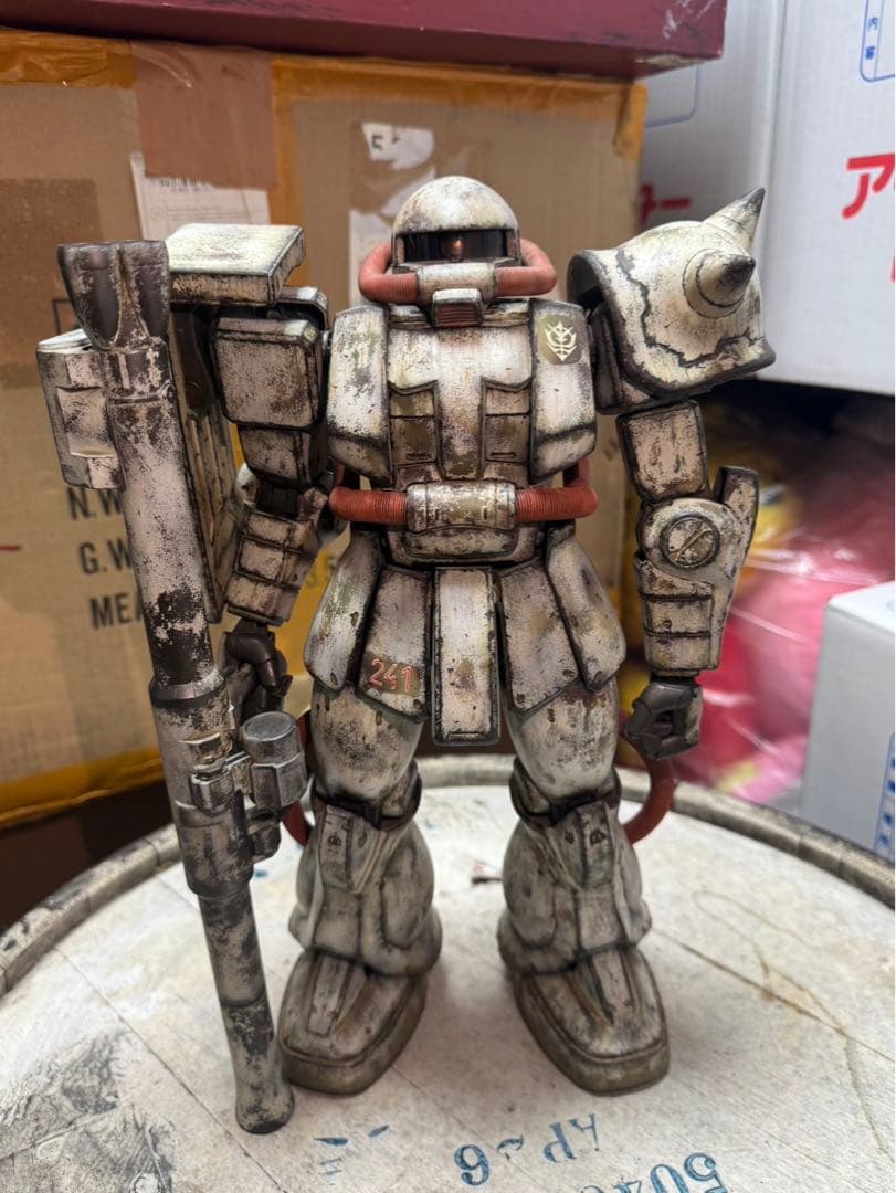 ガンプラ　オラザク選手権　メガサイズ　塗装済完成品　ガンダム　ザク