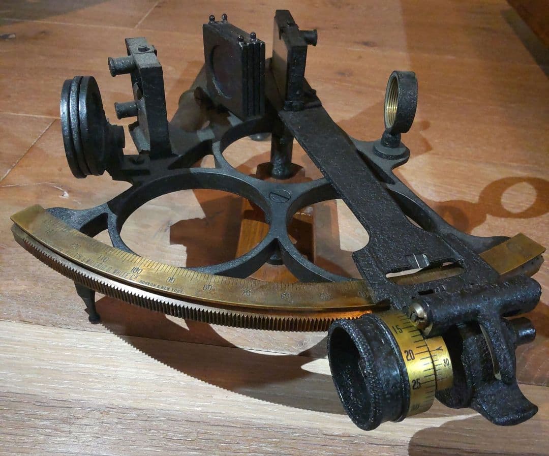 六分儀　アンティーク　真鍮　kelvin＆wilfrid o.white co