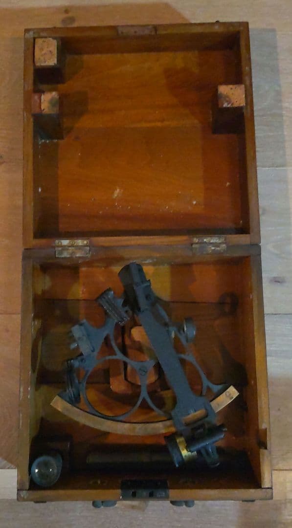 六分儀　アンティーク　真鍮　kelvin＆wilfrid o.white co