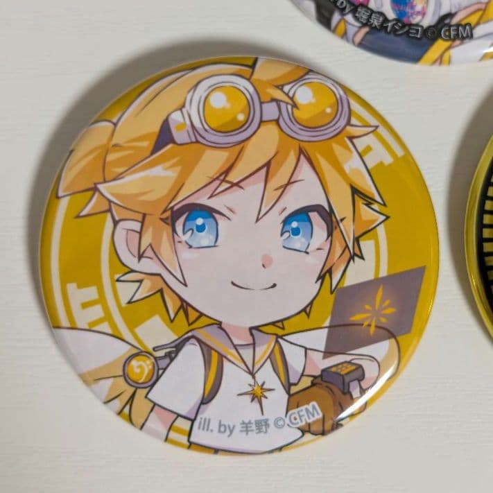 鏡音レン 展示会 缶バッジ 有楽町 マルイ 堀泉インコ 羊野 初音ミク