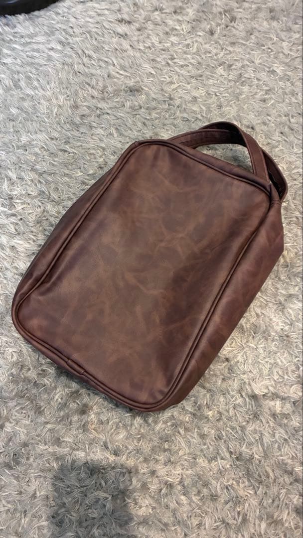 【アメリカより取寄】JONES ブラウン　シューズケース（ゴルフなど）