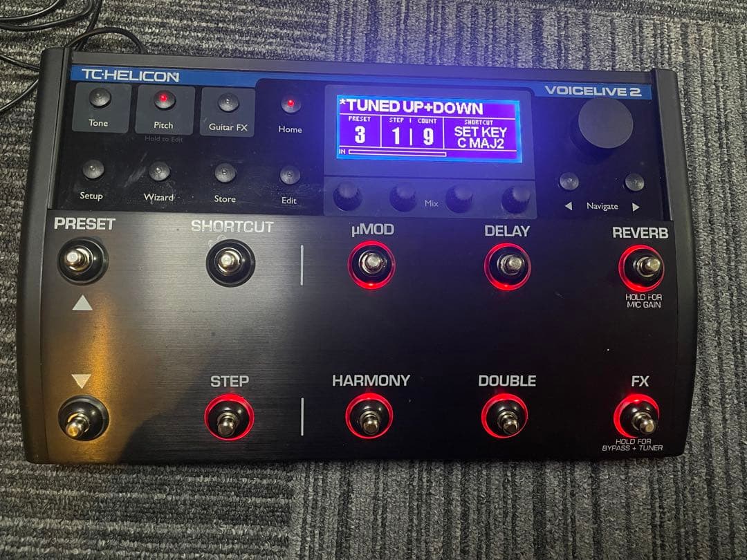 激レア 美品 TC HELICON VOICELIVE2 ボーカルエフェクター