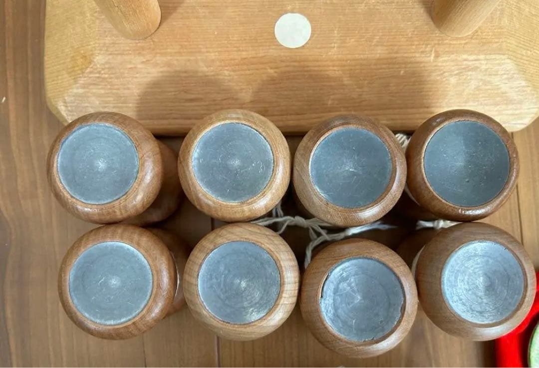 組紐台　組み紐台　組台　丸台 ＋ 組玉　おもり大8個　セット