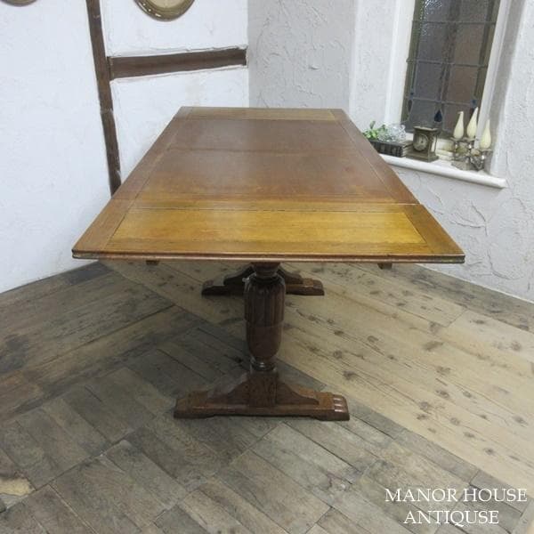 イギリス アンティーク 家具 ドローリーフテーブル ダイニング 英国 6239d
