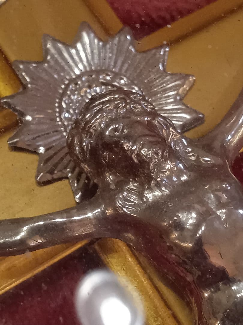 フランス　アンティーク　キリスト像　オブジェ　メダイヨン