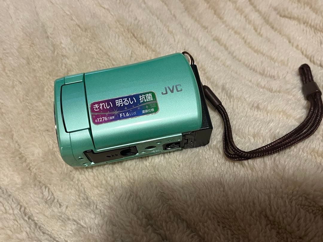 JVC HDビデオカメラ ミントグリーン