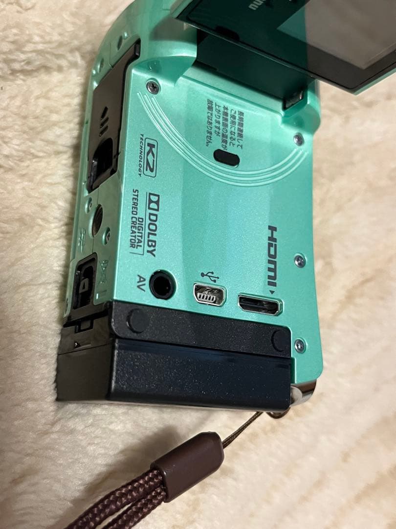 JVC HDビデオカメラ ミントグリーン
