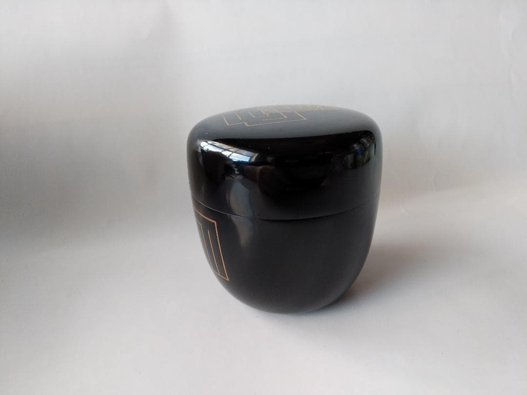 中村宗悦 作 源氏香図 中棗 共箱 共布 漆器 漆芸 抹茶 茶道具 新品 未使用