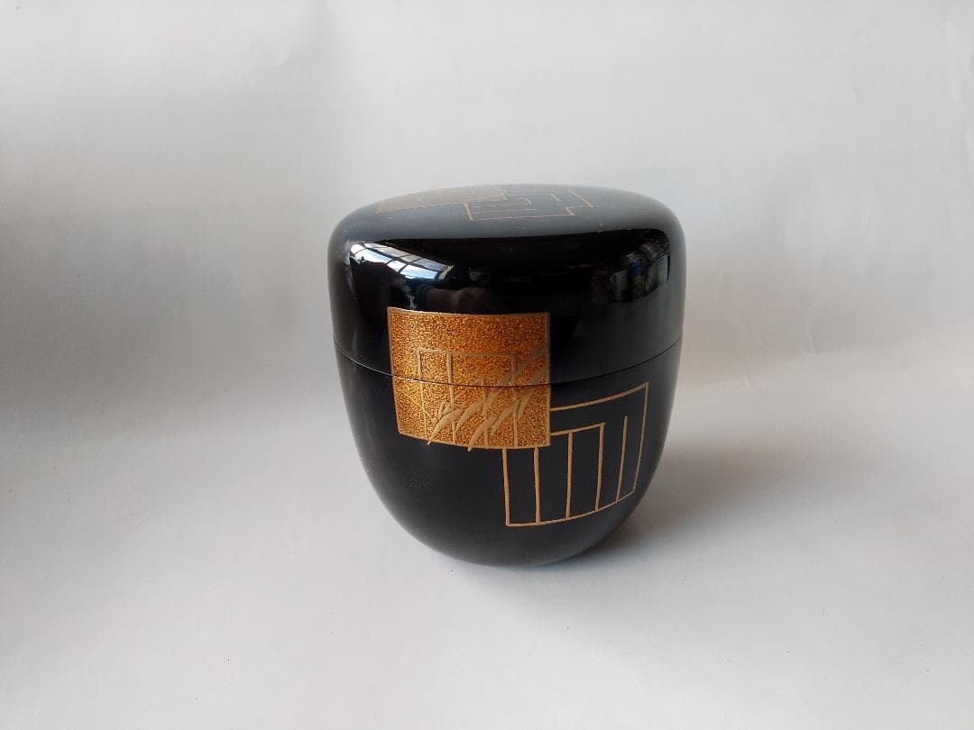 中村宗悦 作 源氏香図 中棗 共箱 共布 漆器 漆芸 抹茶 茶道具 新品 未使用