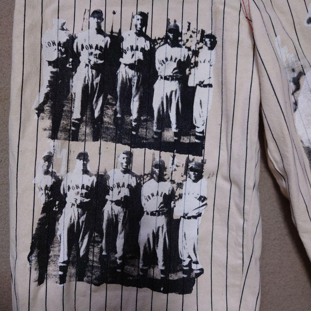 CROSS COLOURS ベースボールプリントチノパン