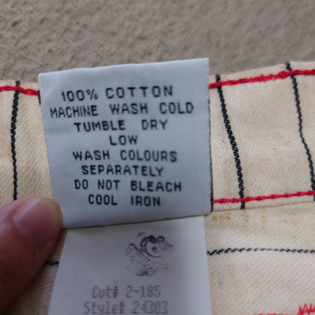 CROSS COLOURS ベースボールプリントチノパン