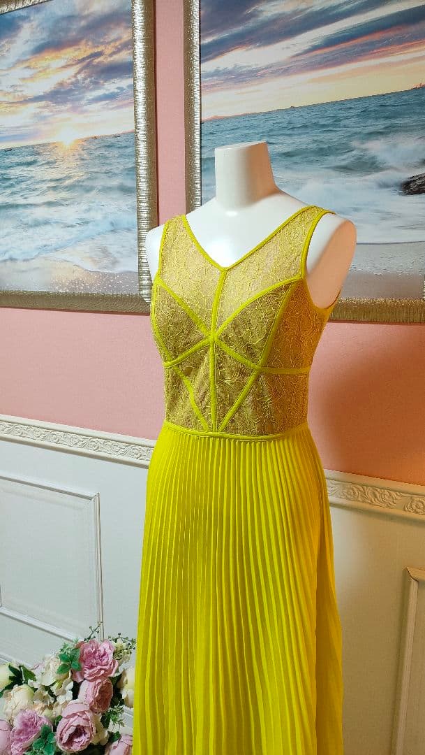 ♫✾鮮やかイエロードレス✾♫S〜Mサイズ