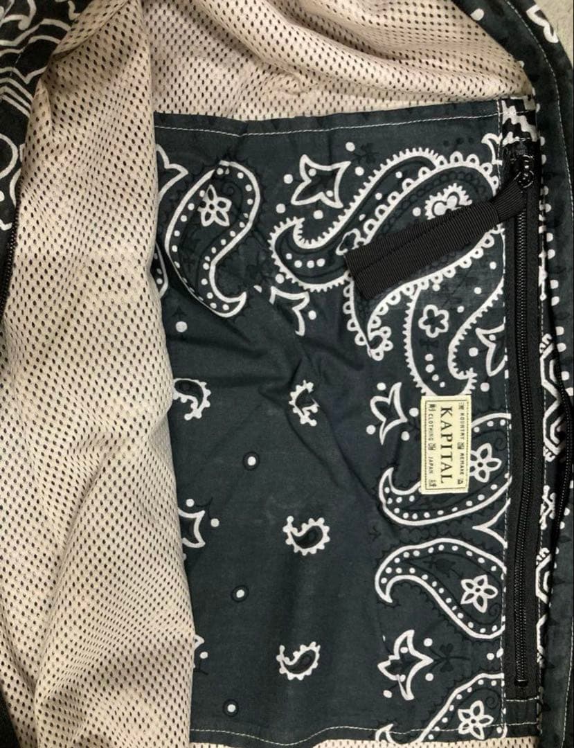 KAPITAL ガーゼ バンダナパッチワークpt TRANSITスナフキンBAG