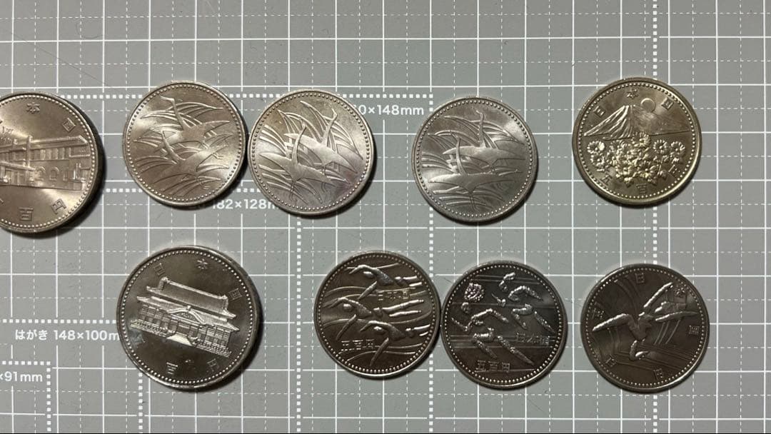 【バラ売り可】500円 プルーフ硬貨 19枚