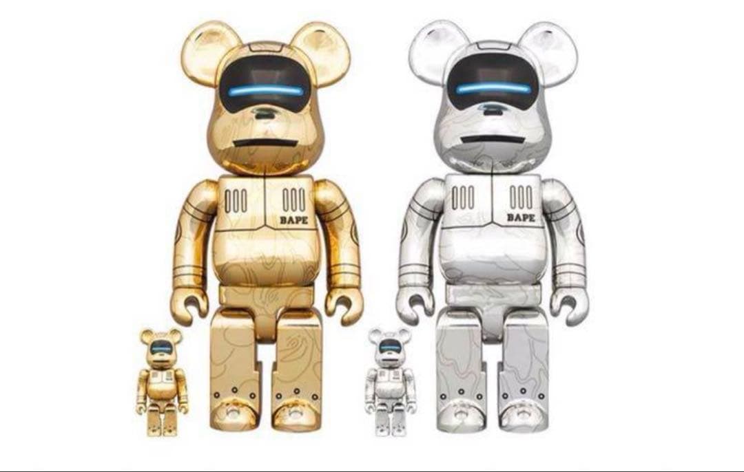 BE@RBRICK SORAYAMA BABY MILO（R）100%＆400%