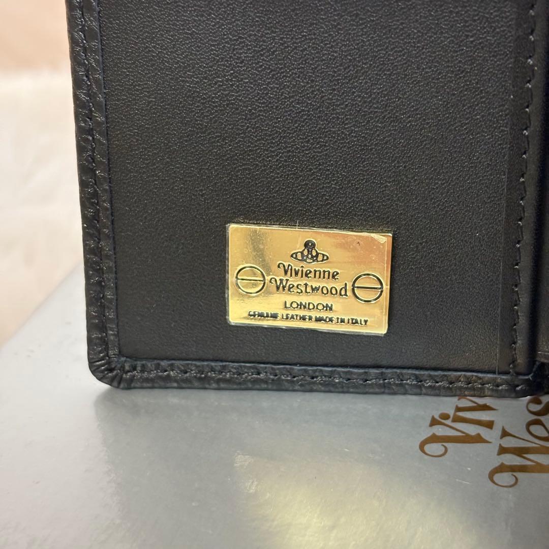 【希少•新品•未使用】Vivienne Westwood 三つ折り　黒　ブラック