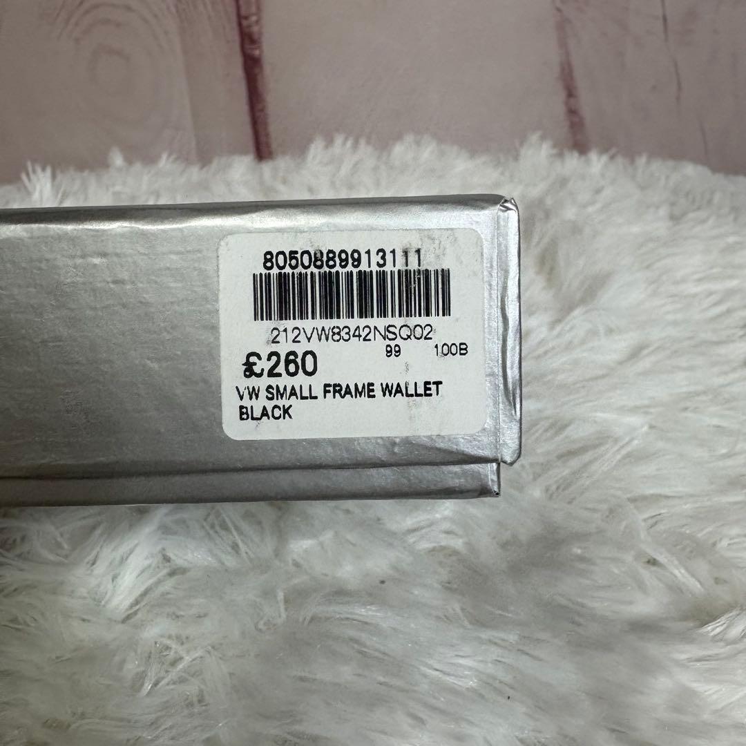 【希少•新品•未使用】Vivienne Westwood 三つ折り　黒　ブラック