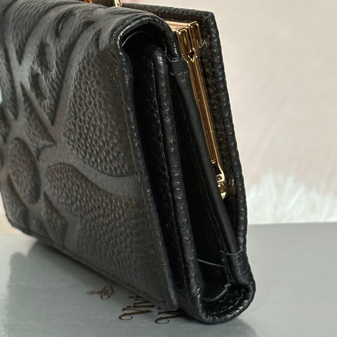 【希少•新品•未使用】Vivienne Westwood 三つ折り　黒　ブラック