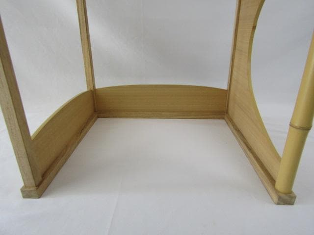 Y5-0929 ◇茶道具 裏千家 圓能斎好 猿臂棚 組立済品◇