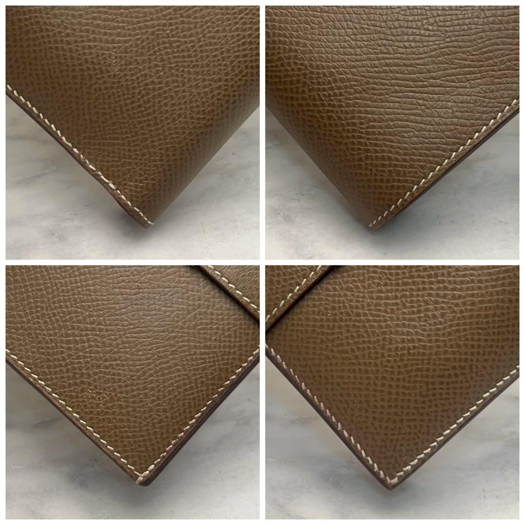 【保存箱付き‼️大赤字の最終限界価格✳️】ベアンコンパクト エトゥープ 折財布