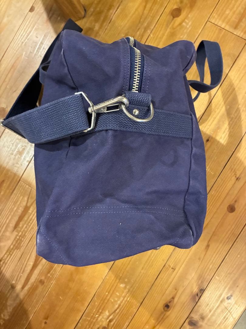 旧一澤帆布製 ボストンバッグ ネイビー