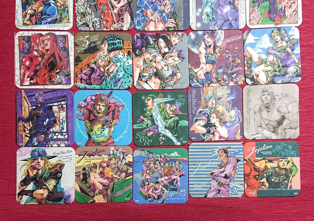 37枚 ジョジョの奇妙な冒険 ジョジョ展 アートコースター