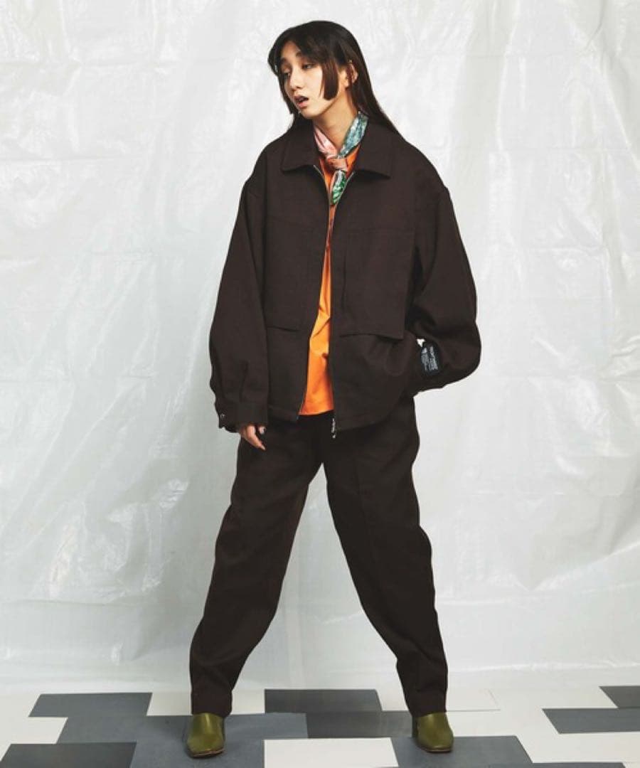 メゾンスペシャル テック ツイード オーバー セットアップ ブルゾン スラックス