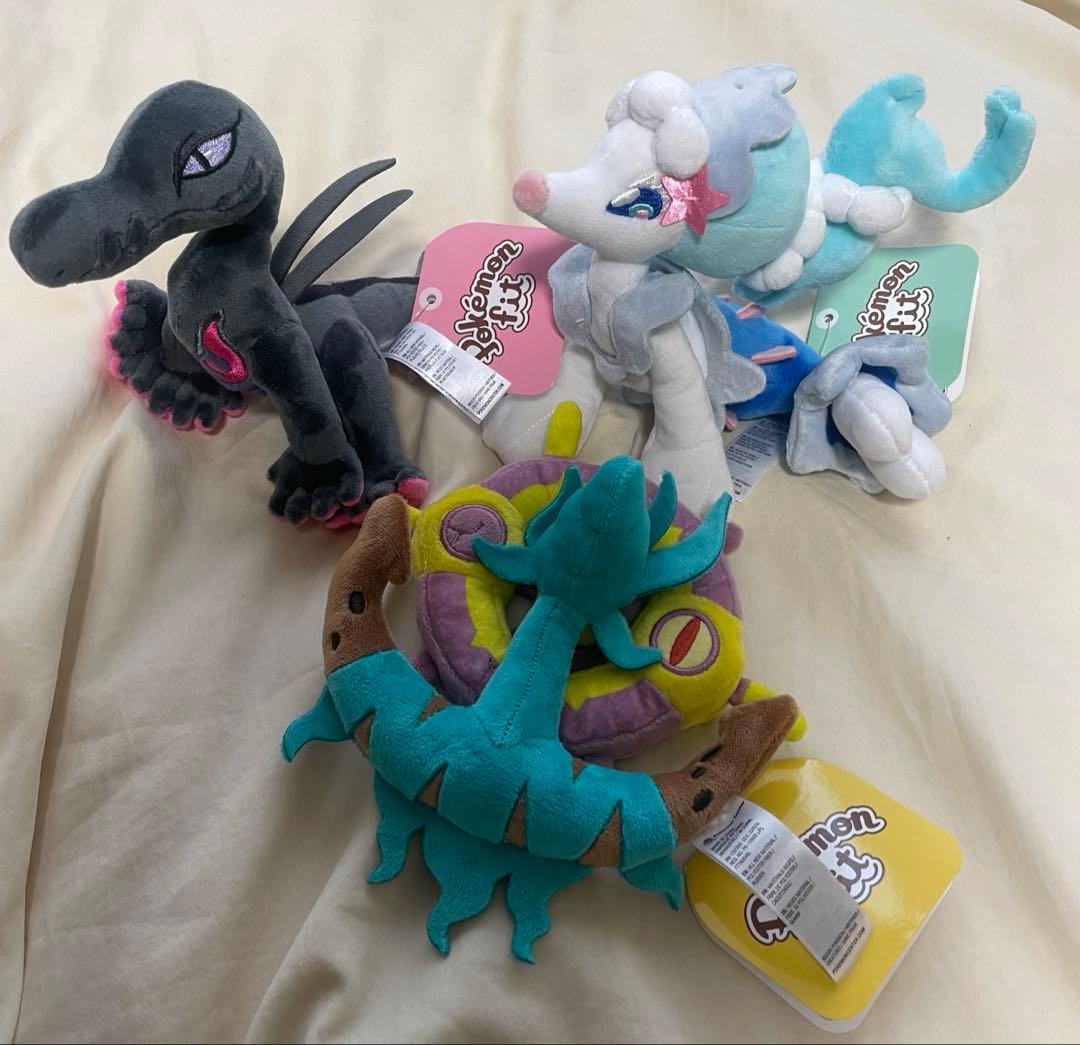 ポケモンセンター　ポケモンfit ぬいぐるみ　アシレーヌ　エンニュート　ダダリン