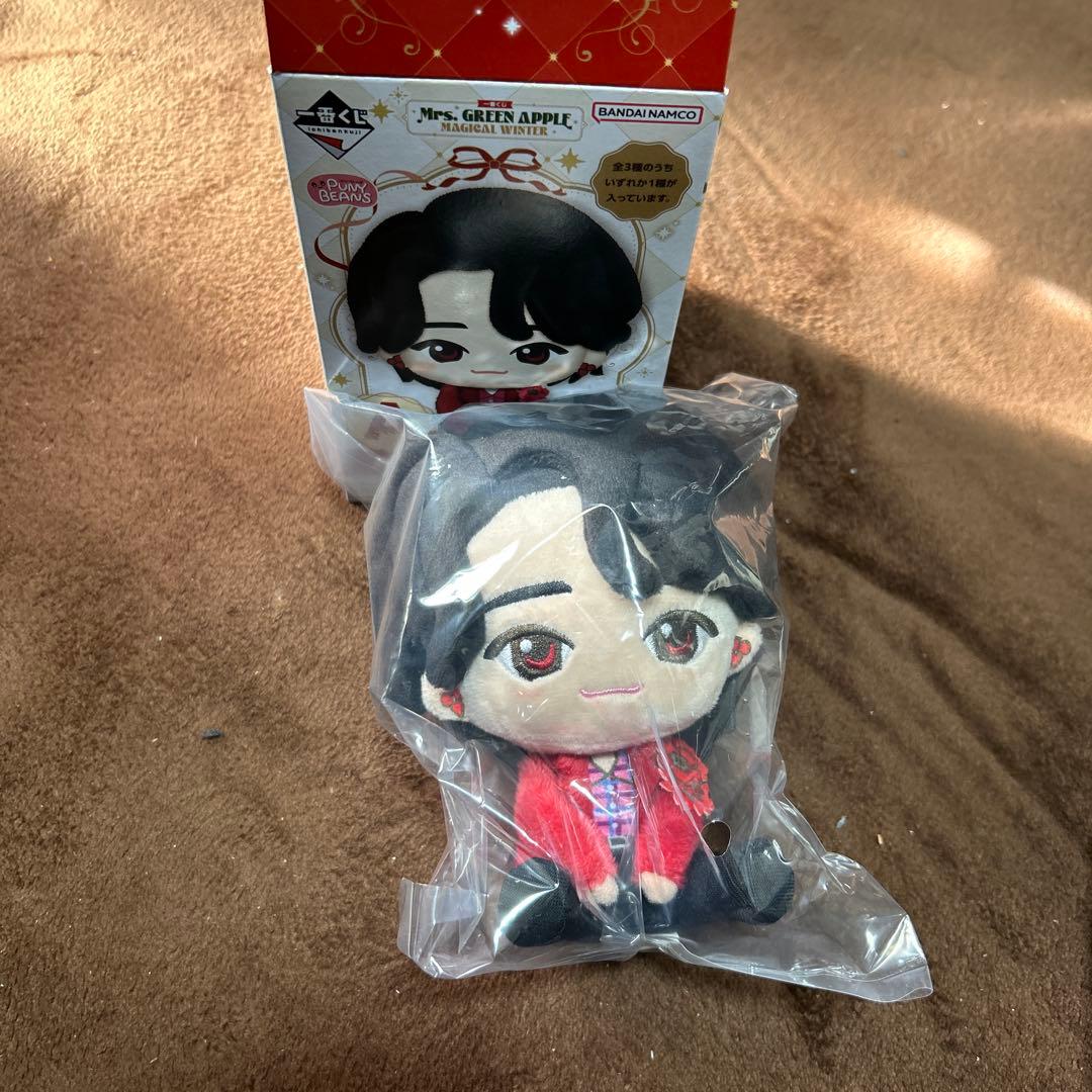 Mrs. GREEN APPLE 一番くじ A賞 ぬいぐるみマスコット 大森元貴