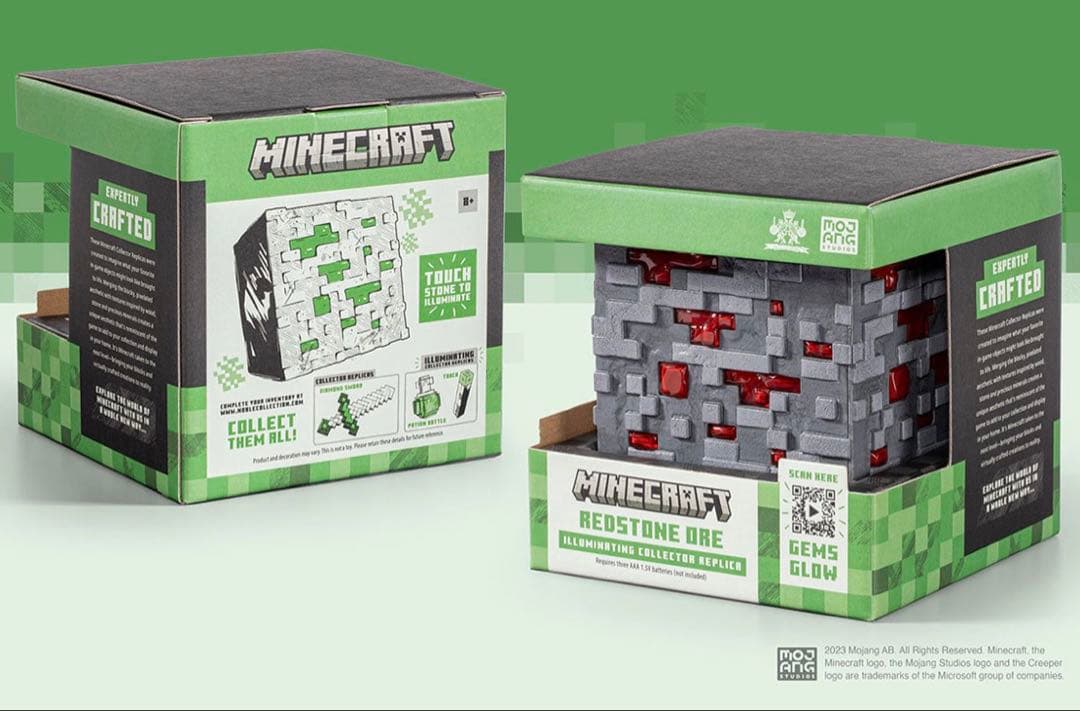 『マインクラフト』【リアルライフ・レプリカ】レッドストーン鉱石＜ライトアップ＞