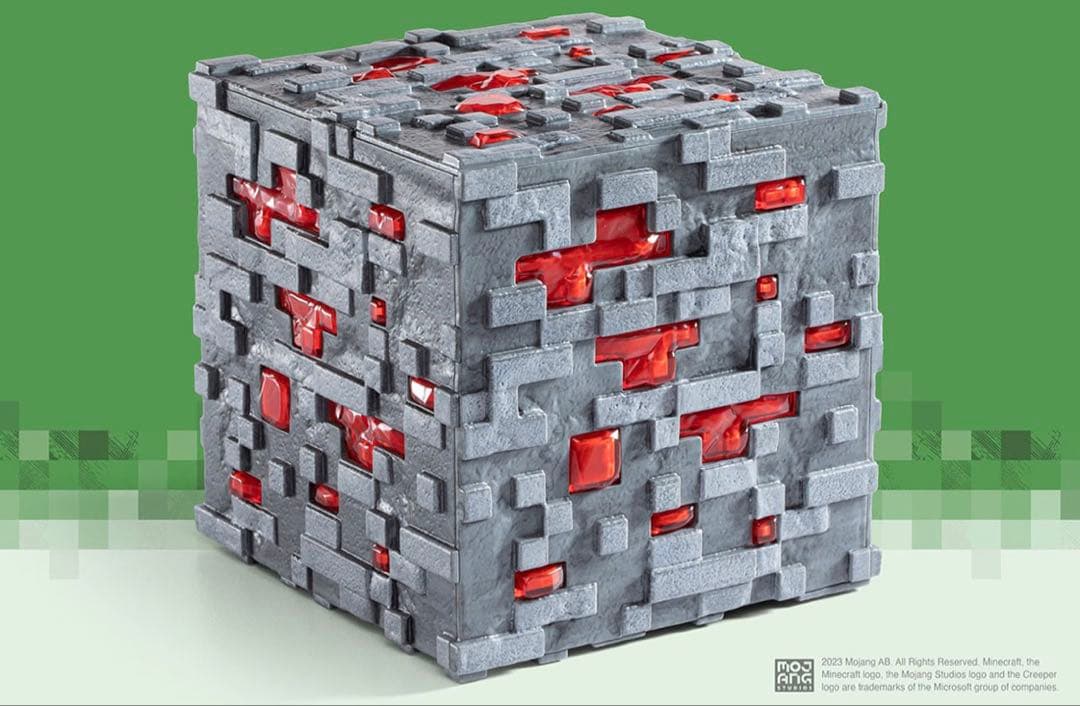 『マインクラフト』【リアルライフ・レプリカ】レッドストーン鉱石＜ライトアップ＞